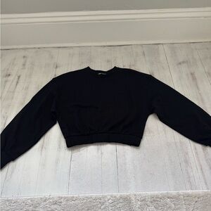 Zara Black Crew Neck Sweater